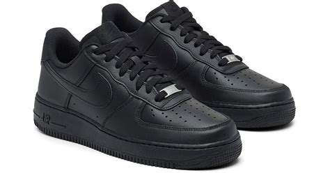 Is black Air Force 1 leather?