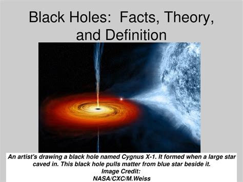 Is black hole true or false?