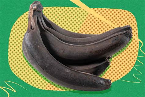 Is black in banana OK?
