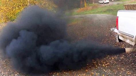 Is black smoke bad for a diesel?