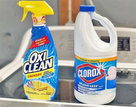 Is bleach or OxiClean better?
