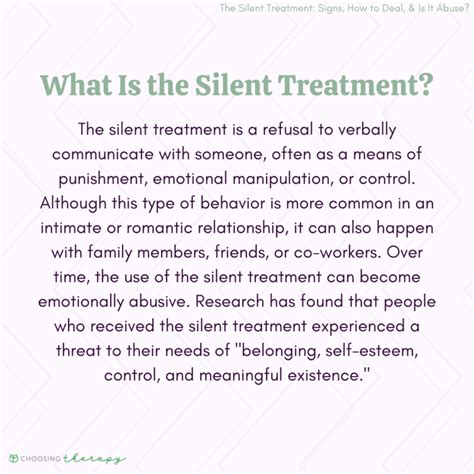 Is blocking a form of silent treatment?