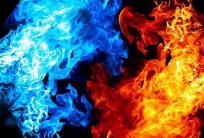 Is blue fire worse than red?