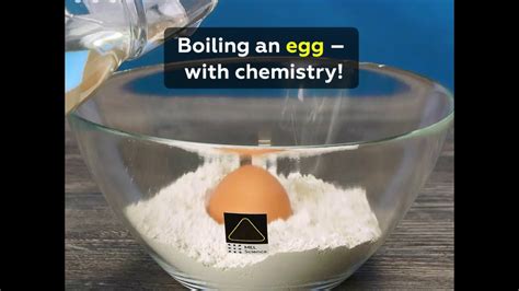 Is boiling an egg a chemical reaction?
