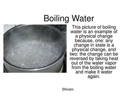 Is boiling or burning a chemical change?
