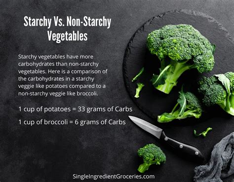 Is broccoli starchy?