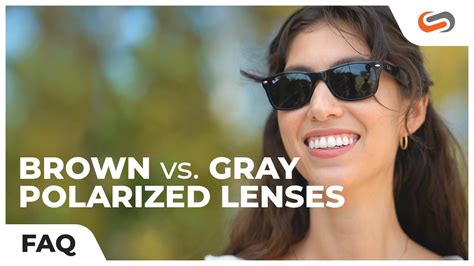 Is brown or grey better for sunglasses?