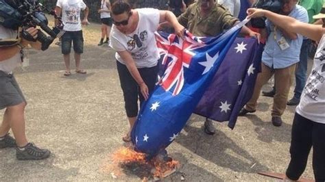 Is burning a flag illegal in Australia?