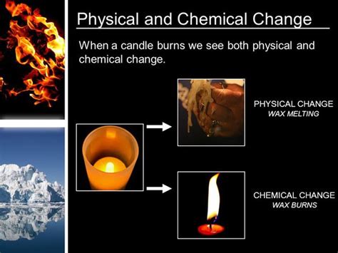 Is burning a physical change?