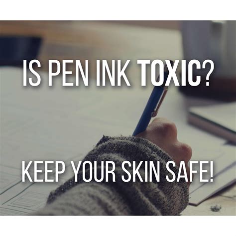 Is burning ink toxic?