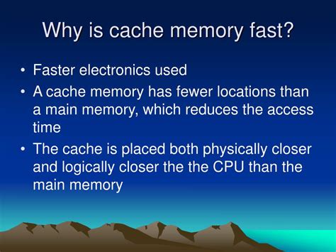 Is cache faster than CPU?