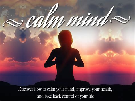 Is calm a mental state?