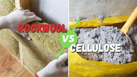 Is cellulose better than ROCKWOOL?