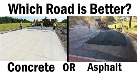 Is cement harder than asphalt?
