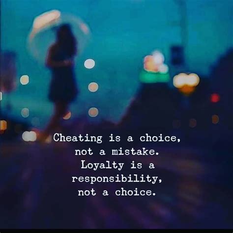 Is cheating is a choice?
