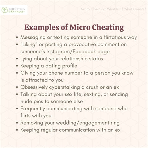 Is cheating the same as micro cheating?