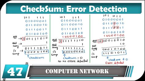 Is checksum error detection or correction?