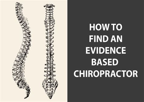 Is chiropractic evidence based?