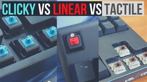 Is clicky or linear better?