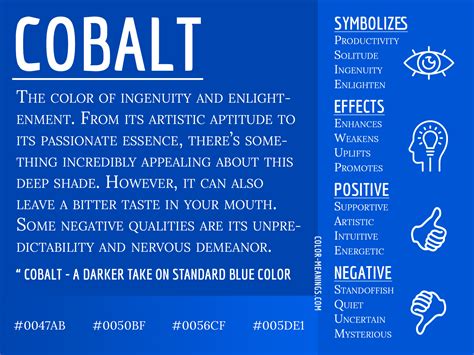 Is cobalt a purple?