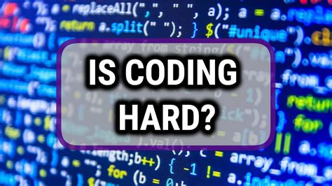 Is coding actually difficult?