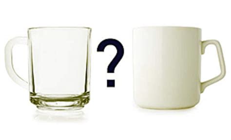 Is coffee better in glass or ceramic?