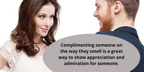 Is complimenting smell flirting?