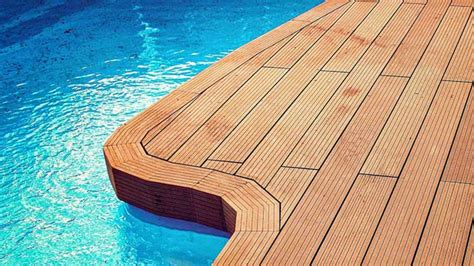 Is composite decking slippery around pool?