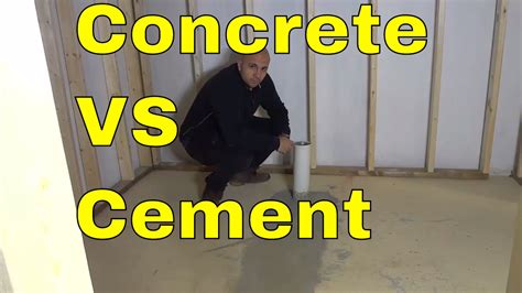 Is concrete harder than cement?