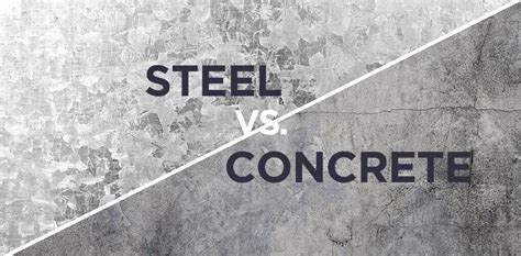 Is concrete harder than steel?
