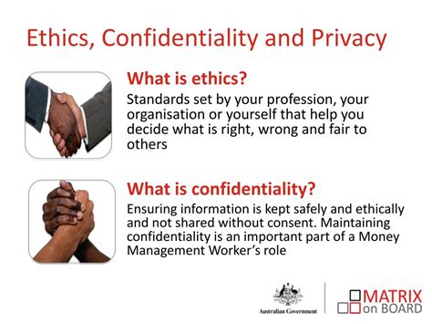 Is confidentiality ethical?