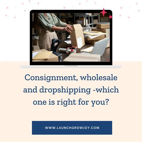 Is consignment the same as dropshipping?