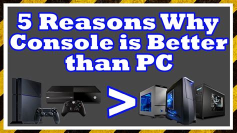 Is console easier than PC?