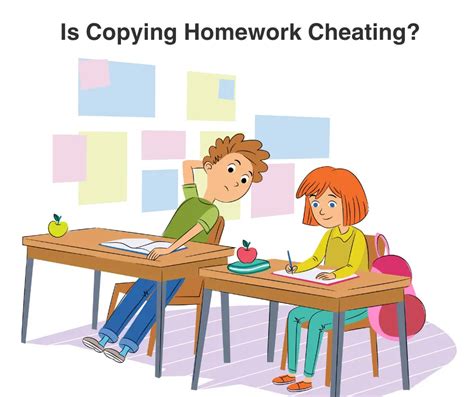 Is copying homework considered cheating?
