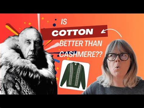 Is cotton better than cashmere?