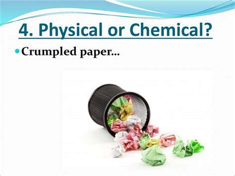 Is crumple physical or chemical?