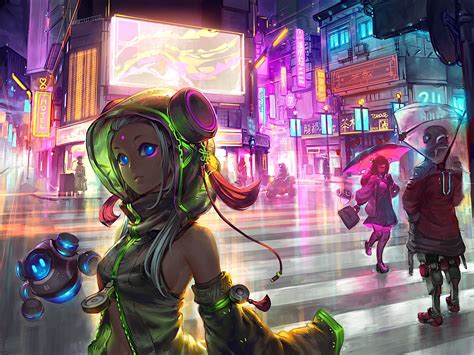 Is cyberpunk actually anime?
