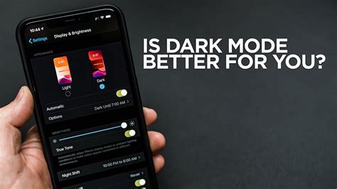 Is dark mode better on OLED?