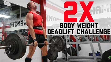 Is deadlift 2x bodyweight good?