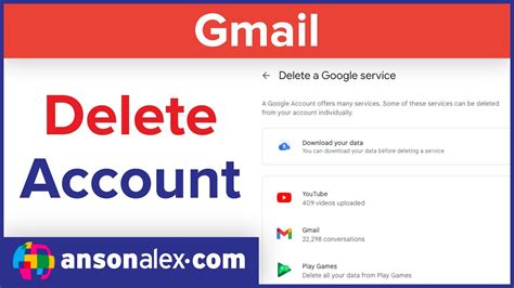 Is delete account the same as remove account in Gmail?