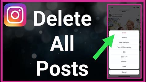 Is deleting Instagram posts bad?