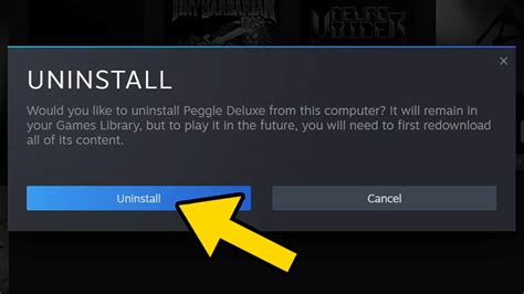 Is deleting a game the same as uninstalling it?