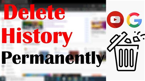 Is deleting history permanent?