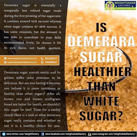 Is demerara sugar better than white sugar?