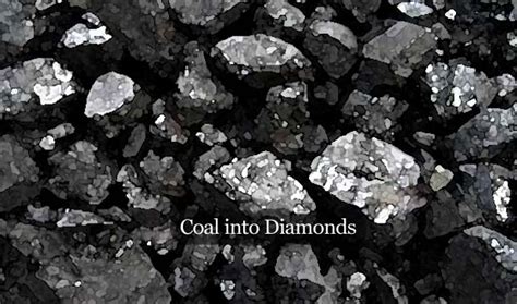 Is diamond originally coal?