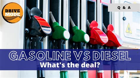 Is diesel fuel dirtier than gasoline?