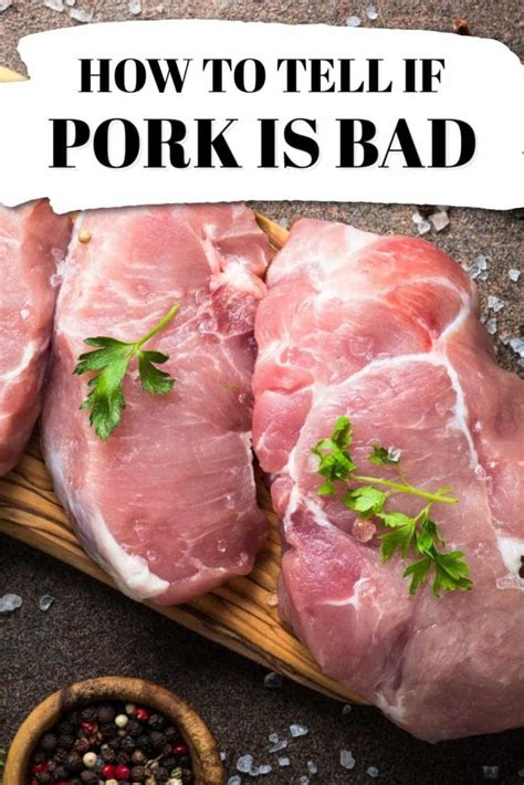 Is discolored pork bad?
