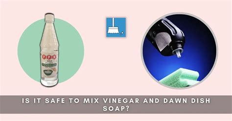 Is dish soap and vinegar OK?