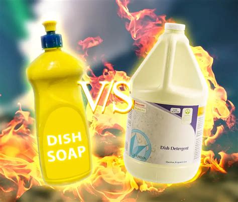 Is dish soap the same as soap?