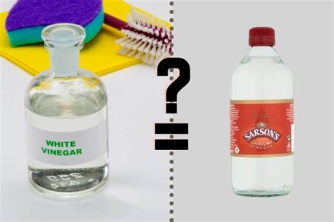 Is distilled malt vinegar the same as white vinegar for cleaning?